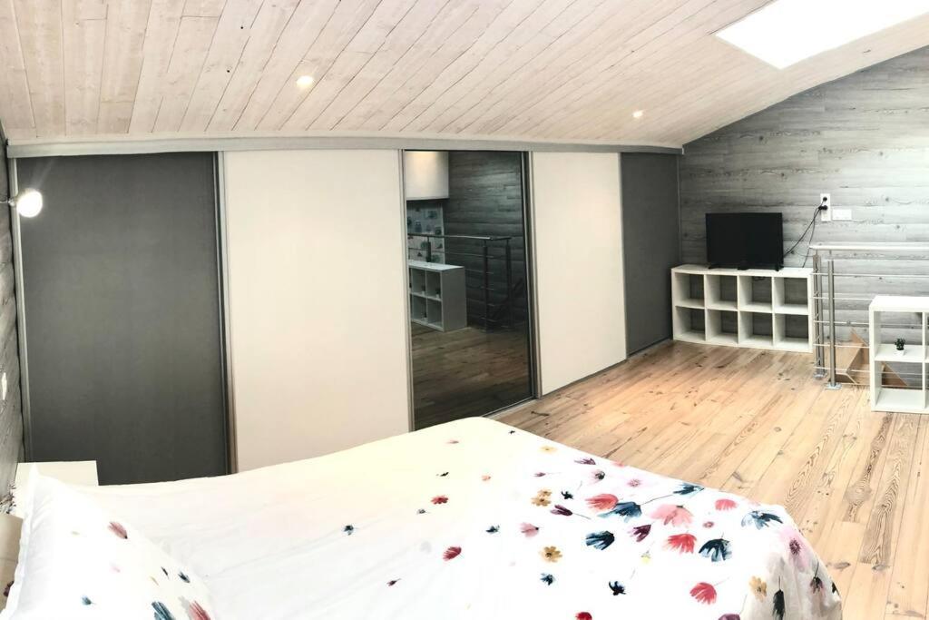 Duplex Atypique 20' De Toulouse Lägenhet Leguevin Exteriör bild