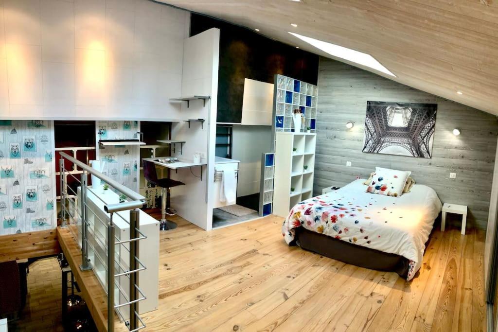 Duplex Atypique 20' De Toulouse Lägenhet Leguevin Exteriör bild